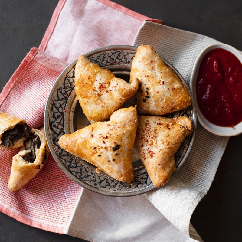 Samosa Teller