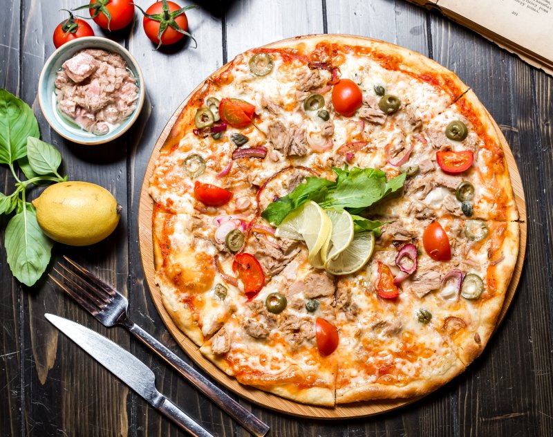 Thunfisch Pizza