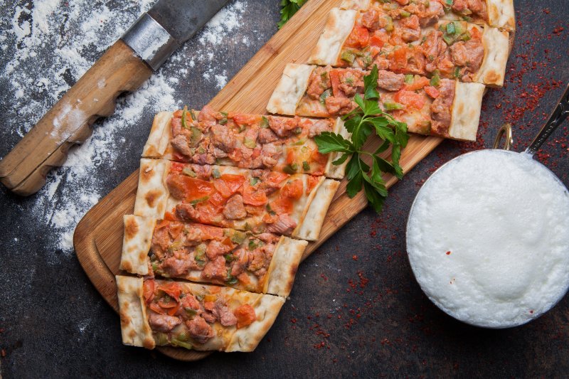 Lammfleisch Pide